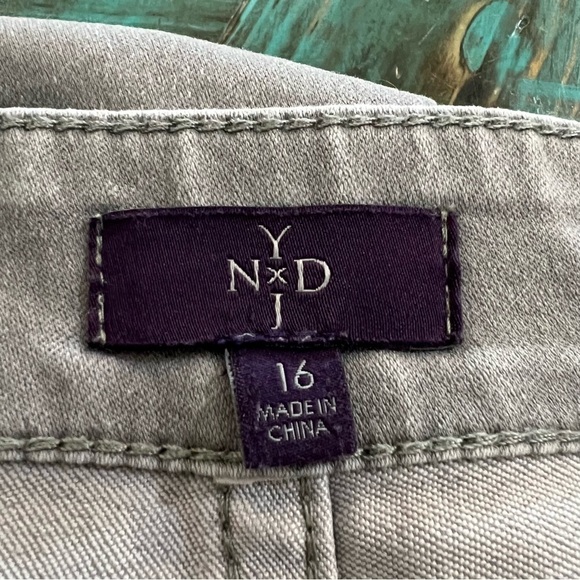 NYDJ Grey Skinny Jeans Size 16 - Picture 10 of 13